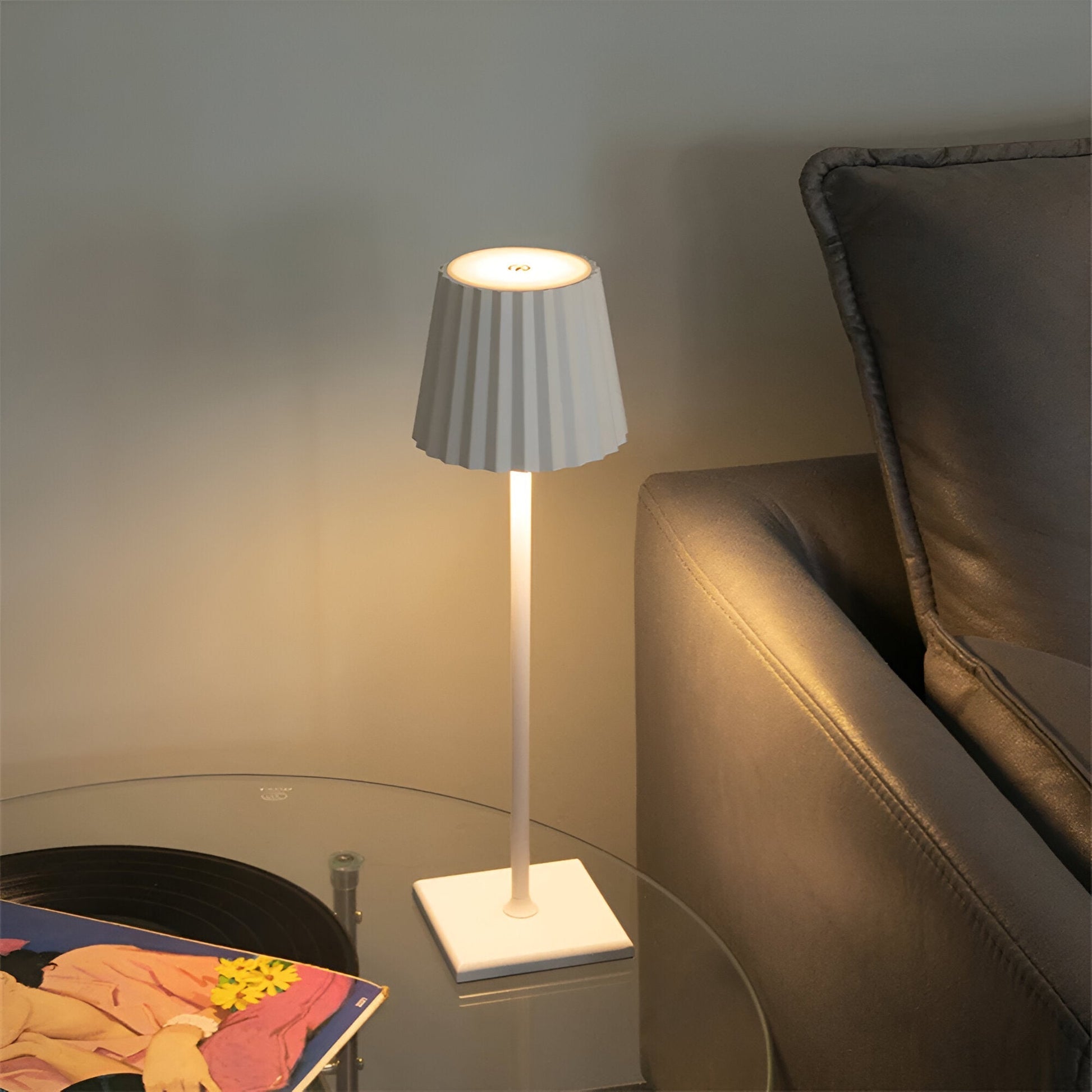 Lampe de Table LED Rechargeable - LuminaTouch-lampe de table-Olloret