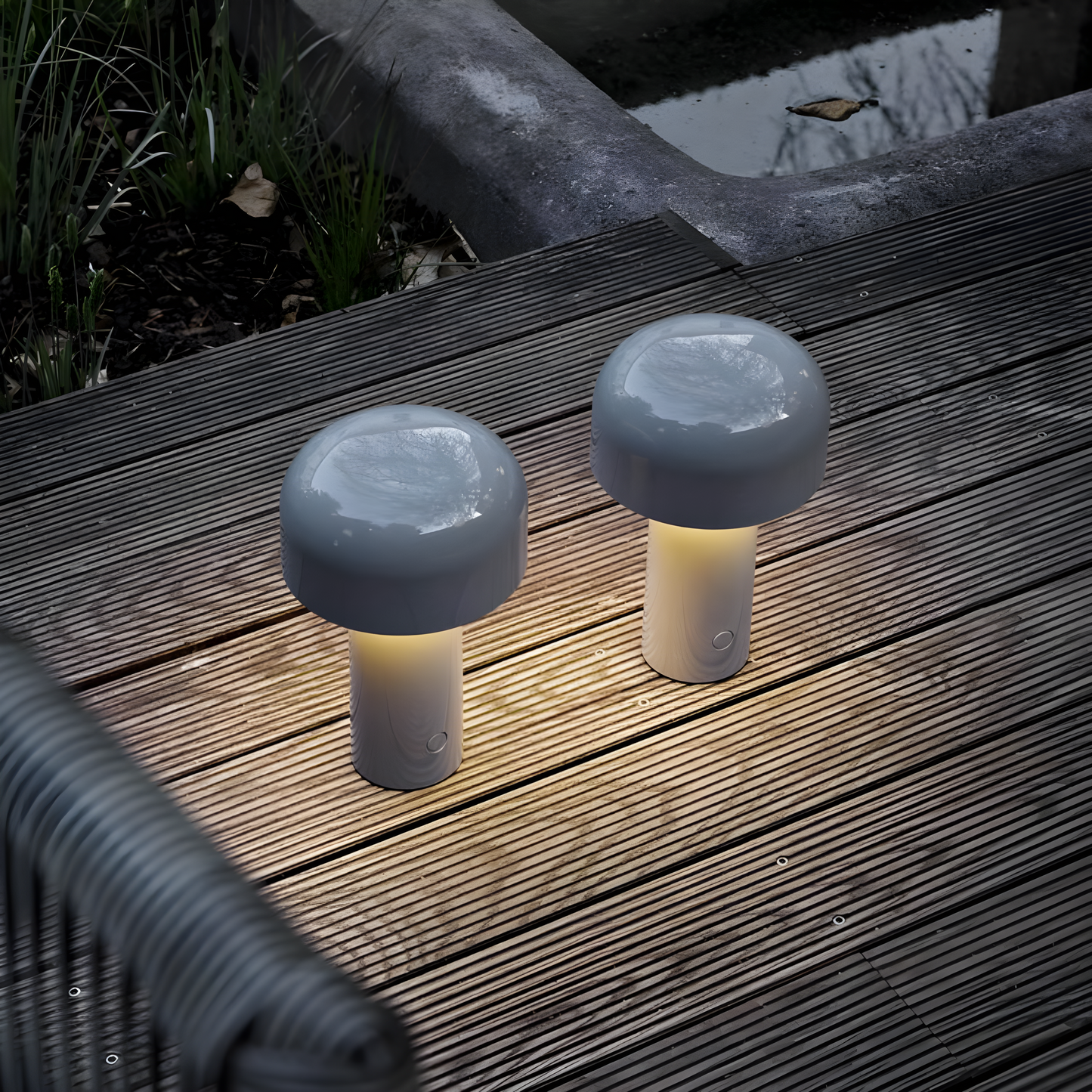 Lampe de Table LED Sans Fil – LumiShroom-lampe de table-Olloret