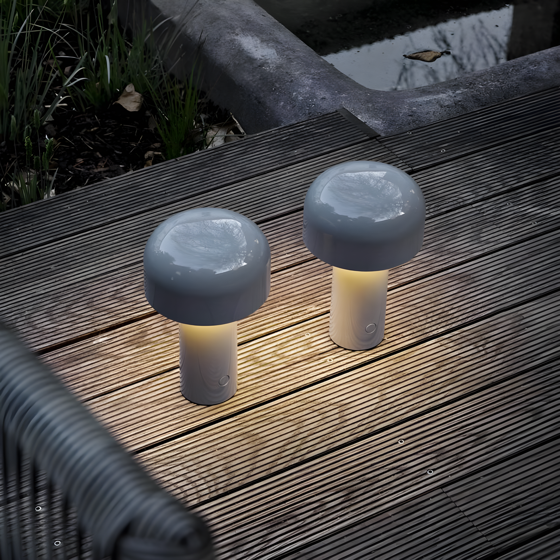 Lampe de Table LED Sans Fil – LumiShroom-lampe de table-Olloret