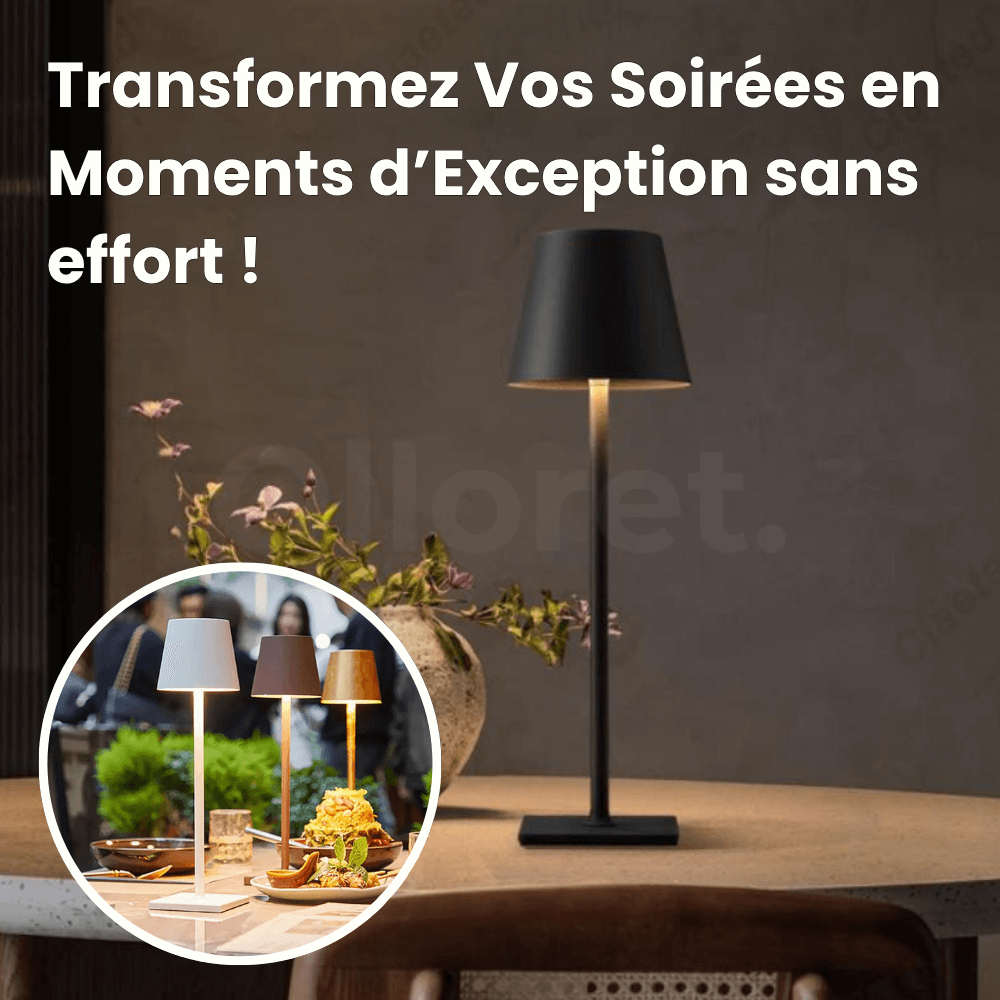 Lampe de Table Rechargeable Sans Fil - Nordiclight