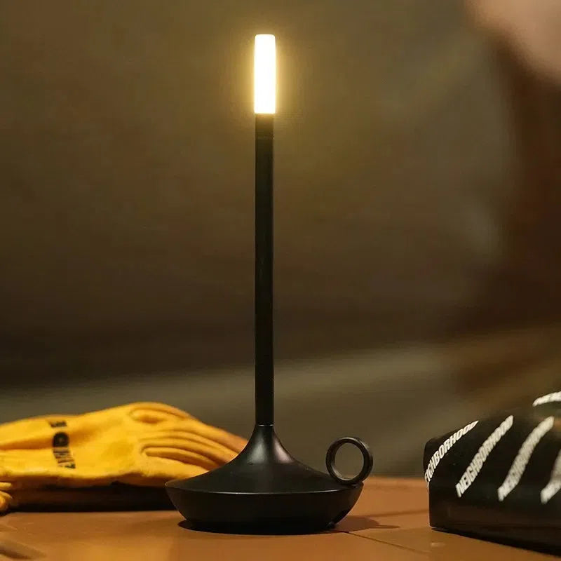 Lampe de Table Sans Fil - WickGlow-lampe de table-Olloret