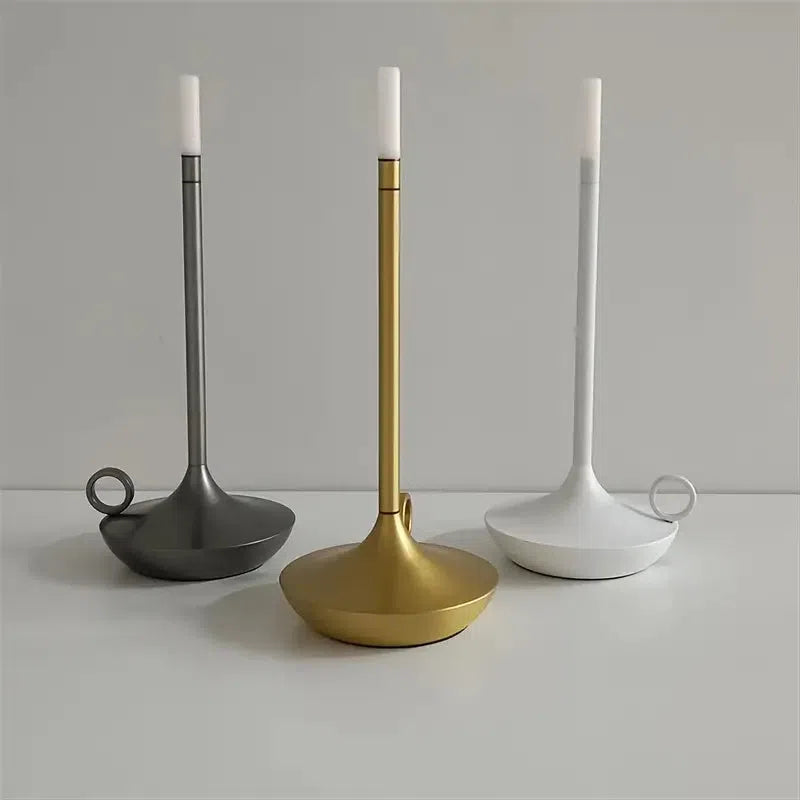 Lampe de Table Sans Fil - WickGlow-lampe de table-Olloret