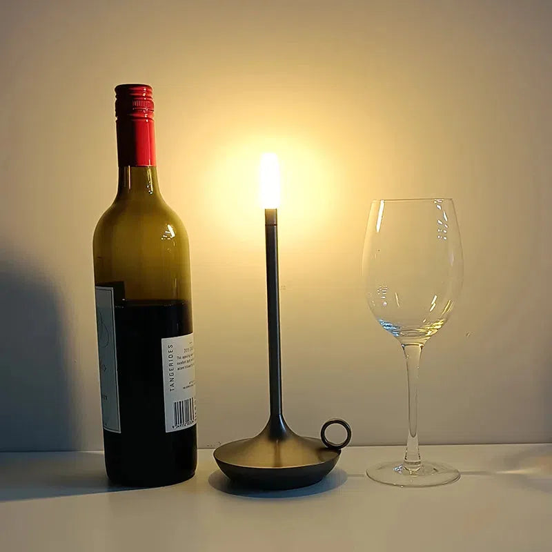 Lampe de Table Sans Fil - WickGlow-lampe de table-Olloret