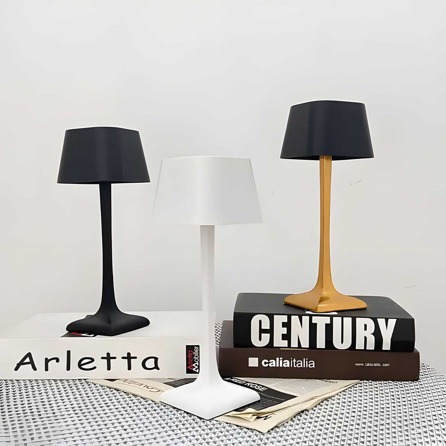 Lampe de Table Sans Fil avec Contrôle Tactile - Eleganza-lampe de table-Olloret