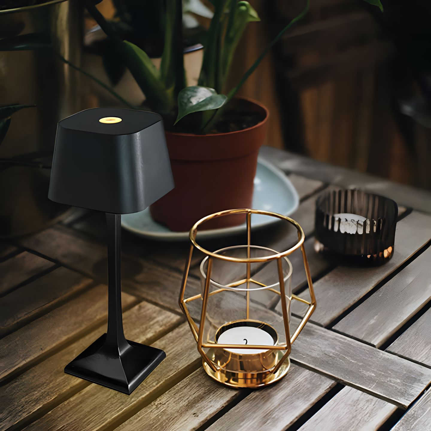 Lampe de Table Sans Fil avec Contrôle Tactile - Eleganza-lampe de table-Olloret