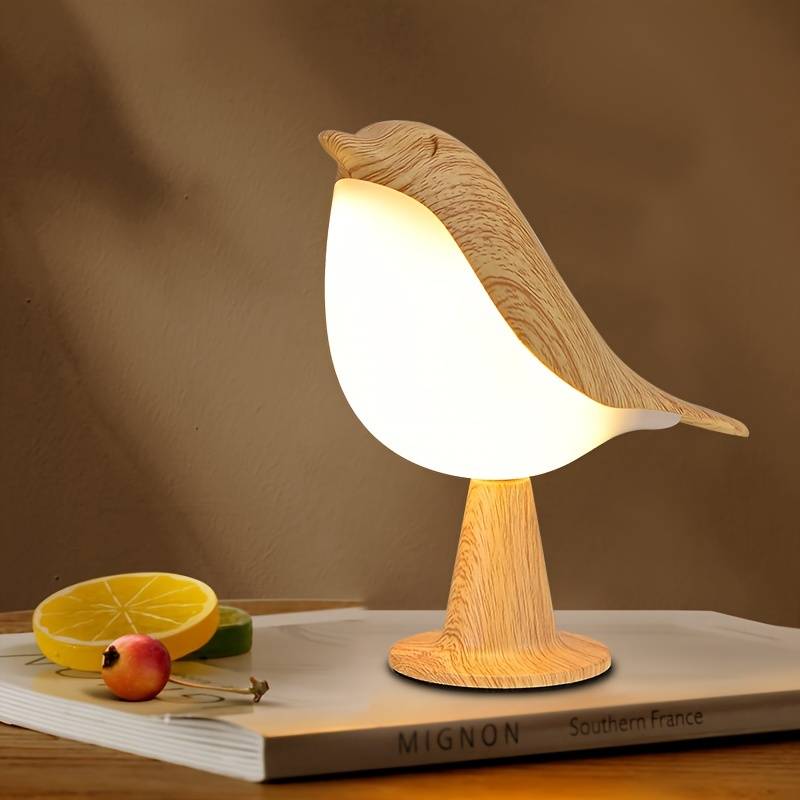 Lampe de Table Tactile Oiseau Poétique - LumiPoe-lampe de table-Olloret