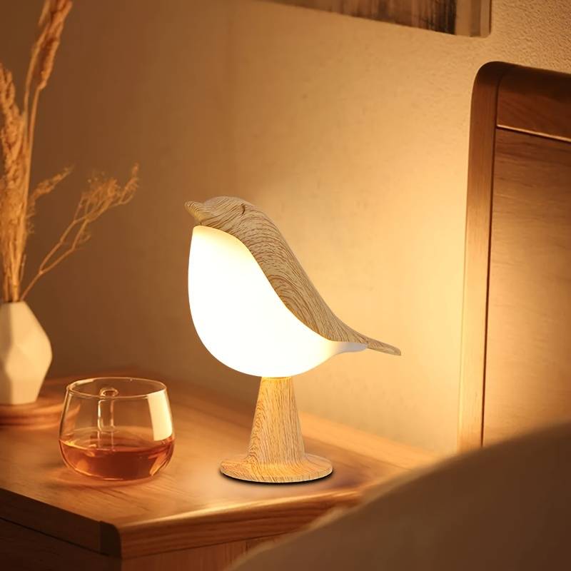 Lampe de Table Tactile Oiseau Poétique - LumiPoe-lampe de table-Olloret