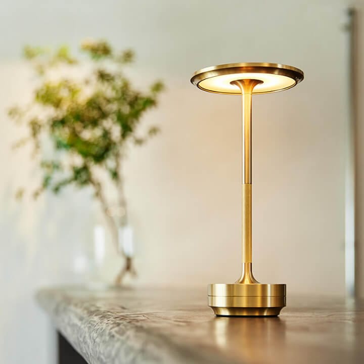 Lampe de Table Tactile Sans Fil Élégante - Astra-lampe de table-Olloret