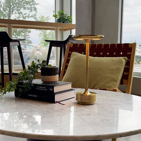 Lampe de Table Tactile Sans Fil Élégante - Astra-lampe de table-Olloret