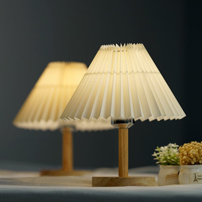 Lampe de Table Tactile en Bois Massif - Korealux-lampe de table-Olloret