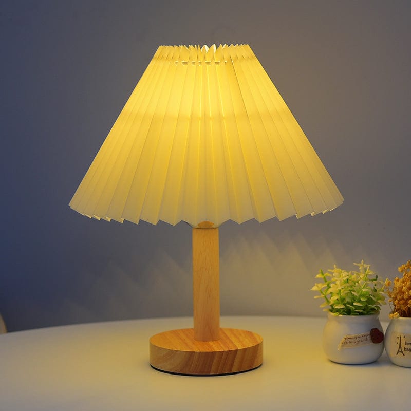 Lampe de Table Tactile en Bois Massif - Korealux-lampe de table-Olloret