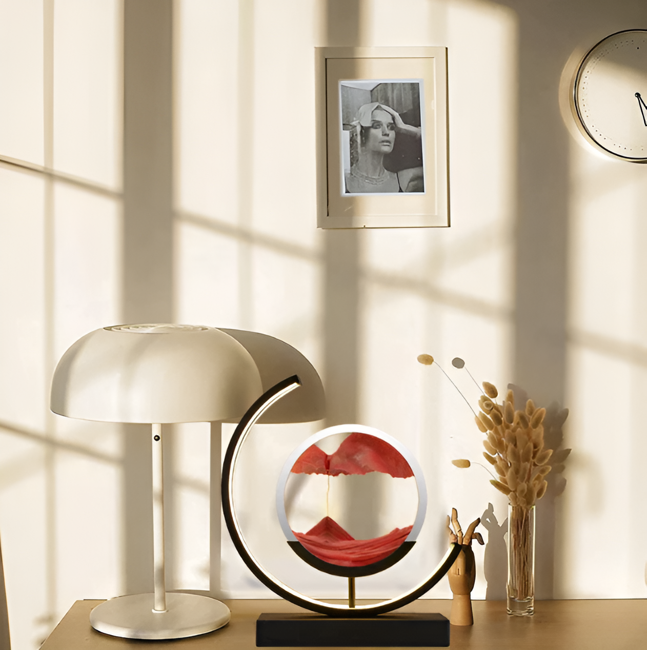 Lampe de table avec Télécommande - Sand Glow-lampe de table-Olloret