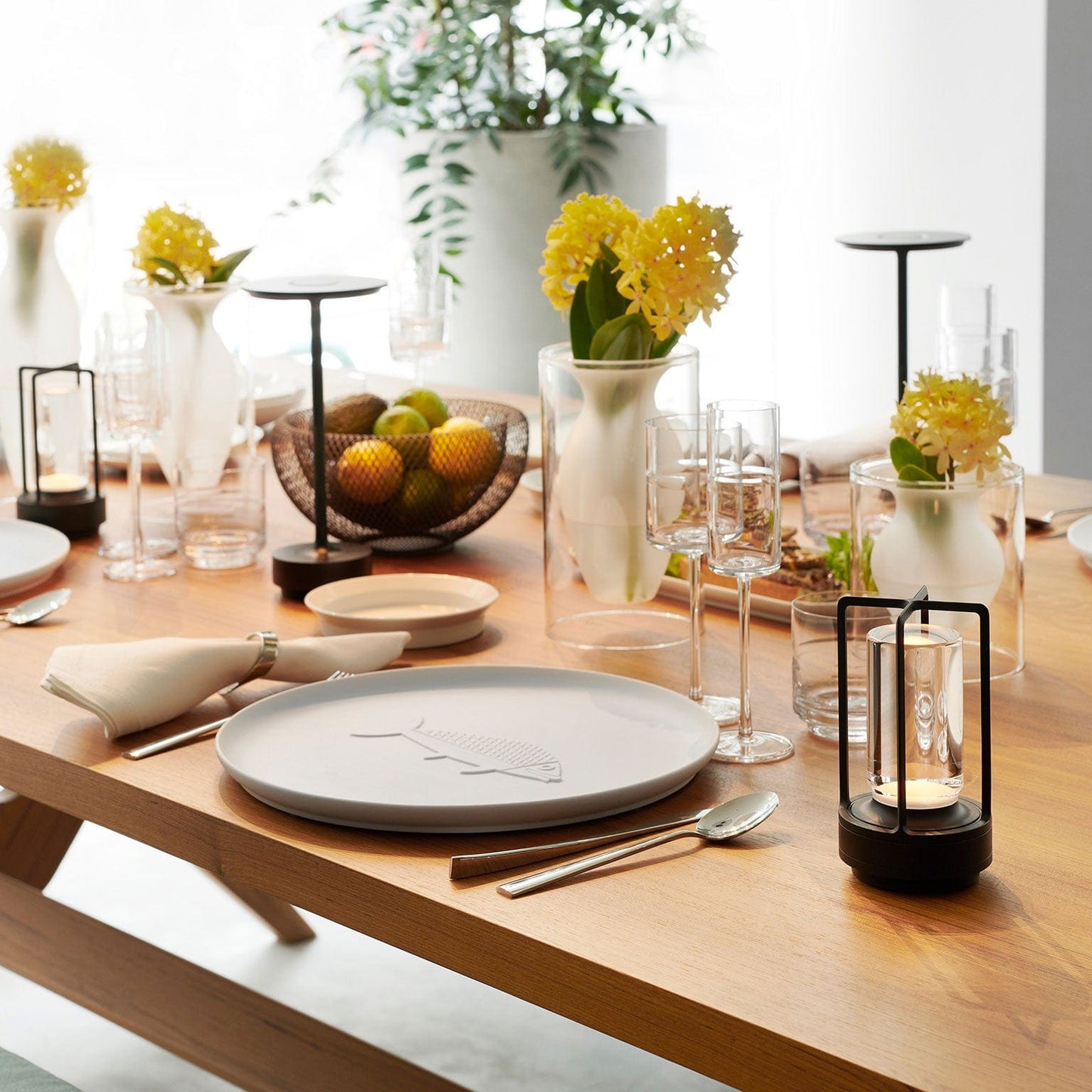 Lampe en Cristal Tactile Sans Fil - Aurora-lampe de table-Olloret
