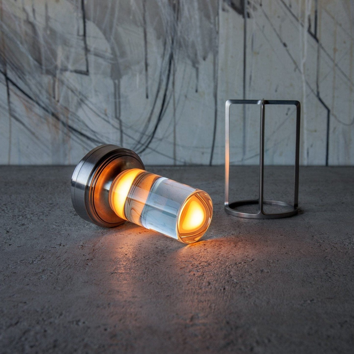 Lampe en Cristal Tactile Sans Fil - Aurora-lampe de table-Olloret