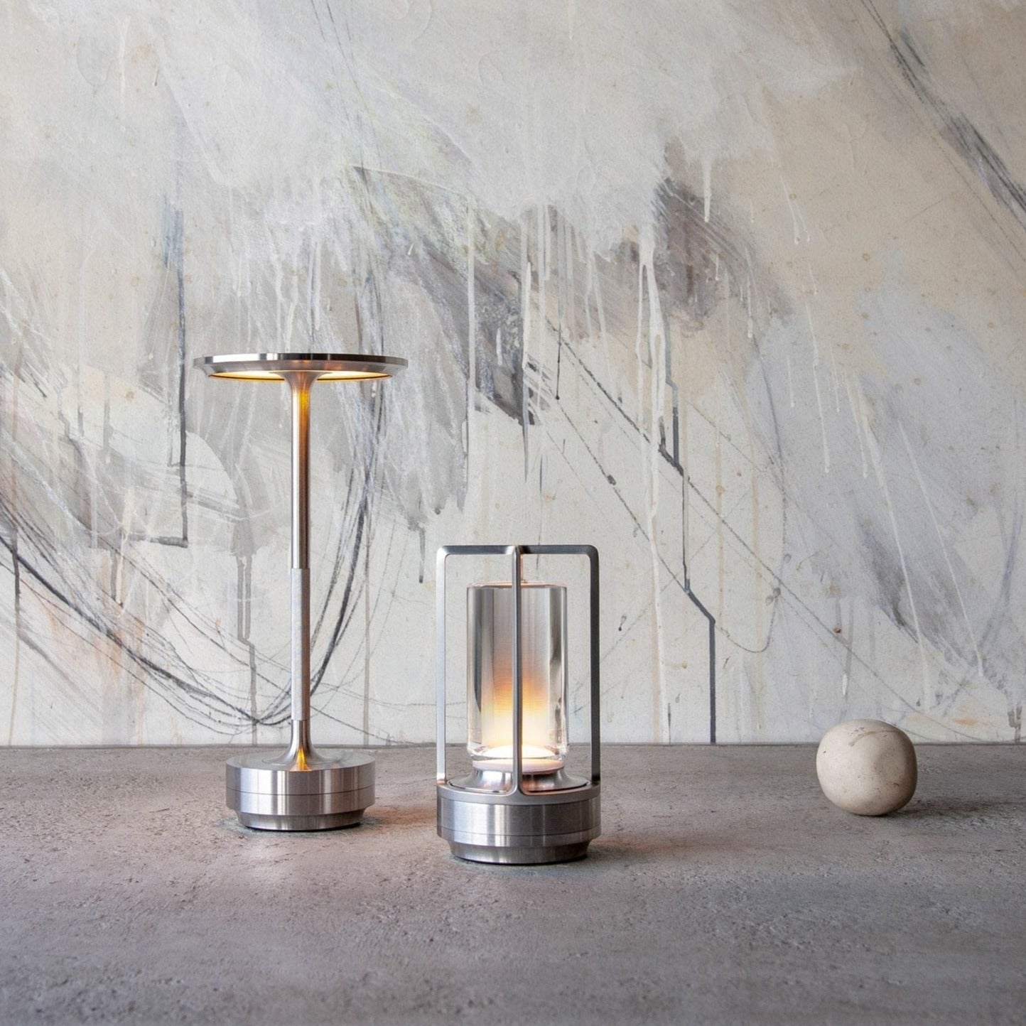 Lampe en Cristal Tactile Sans Fil - Aurora-lampe de table-Olloret