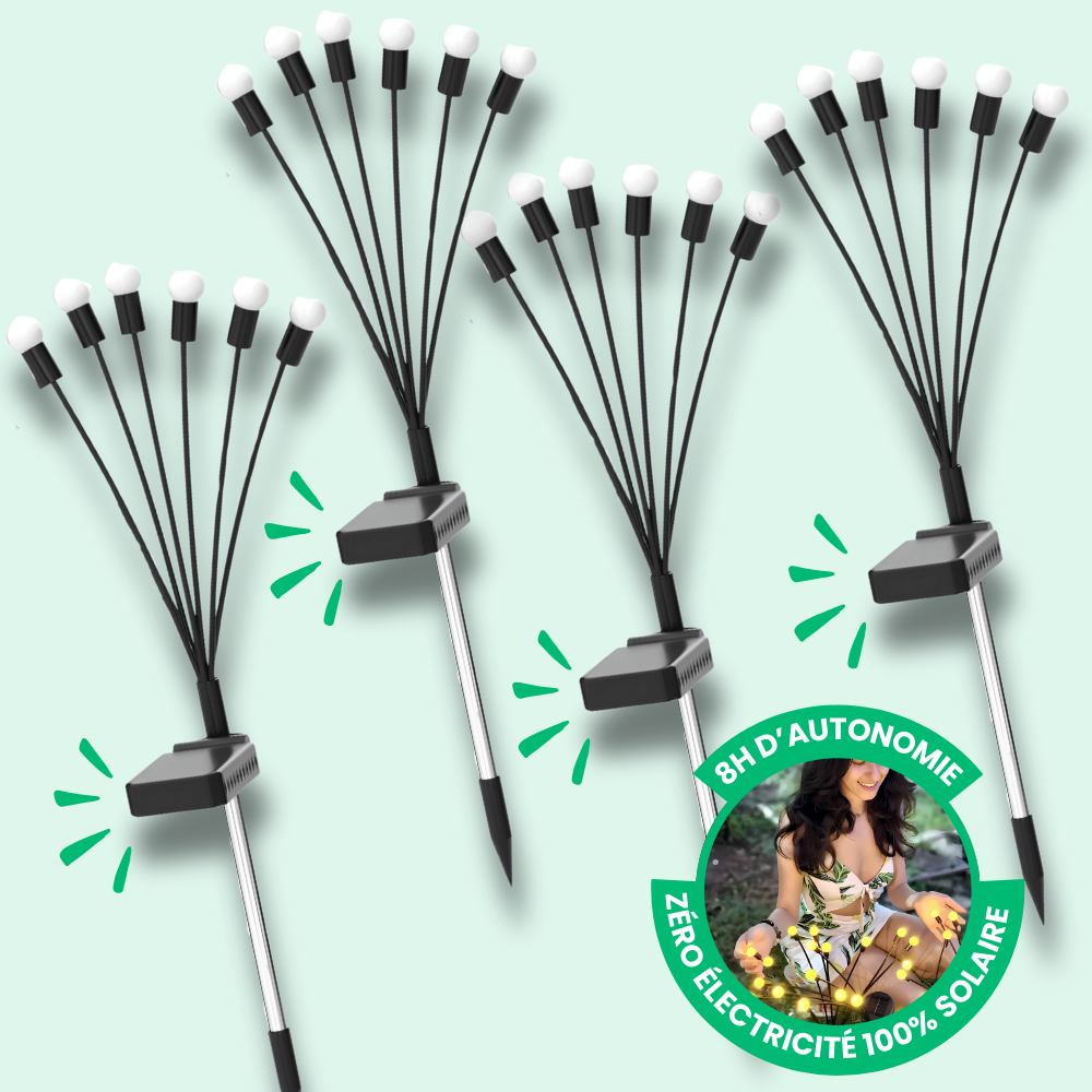 Lampes Solaire LED Effet Lucioles pour Éclairage Extérieur Jardin – Luminara-lampe solaire extérieur-Olloret