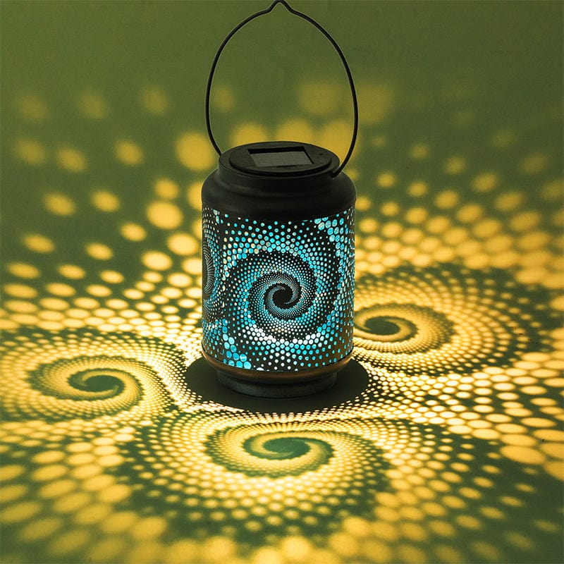 Lanterne Solaire Écologique à Effet Tourbillon pour Extérieur – Elara-lampe solaire extérieur-Olloret