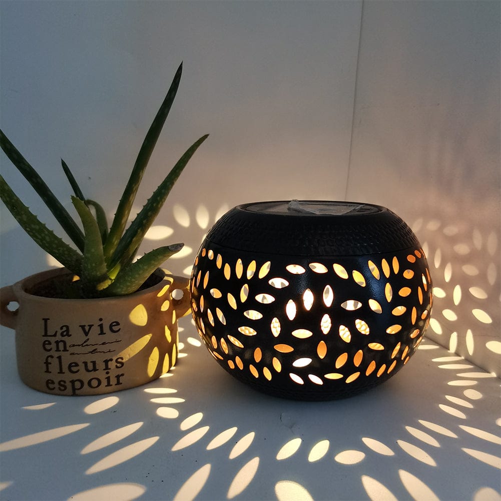 Lanterne Solaire d'Extérieur avec Effet Flamme Hypnotisant – Lumisoleil-lampe solaire extérieur-Olloret