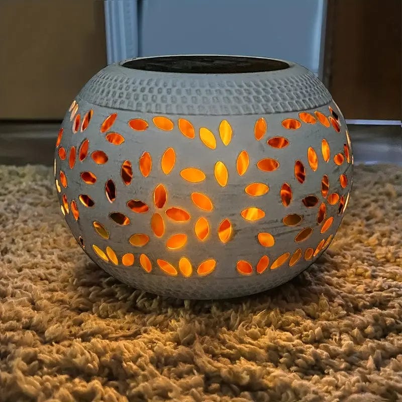 Lanterne Solaire d'Extérieur avec Effet Flamme Hypnotisant – Lumisoleil-lampe solaire extérieur-Olloret