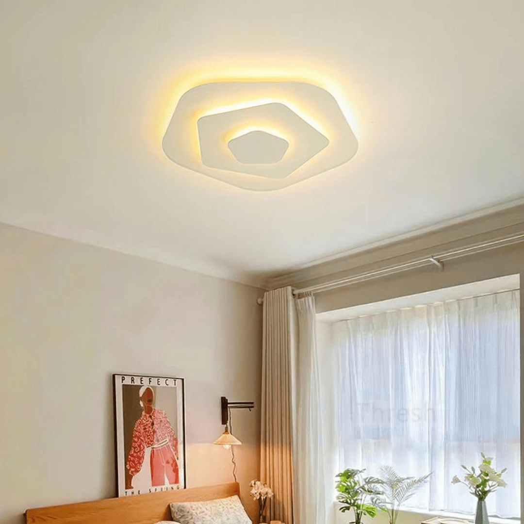 Plafonnier LED Luminaire Design en Spirale Raffiné - Helixa-Plafonnier-Olloret