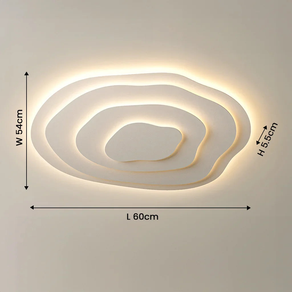 Plafonnier LED Luminaire Moderne Minimaliste en Acrylique - Mimir-Plafonnier-Olloret