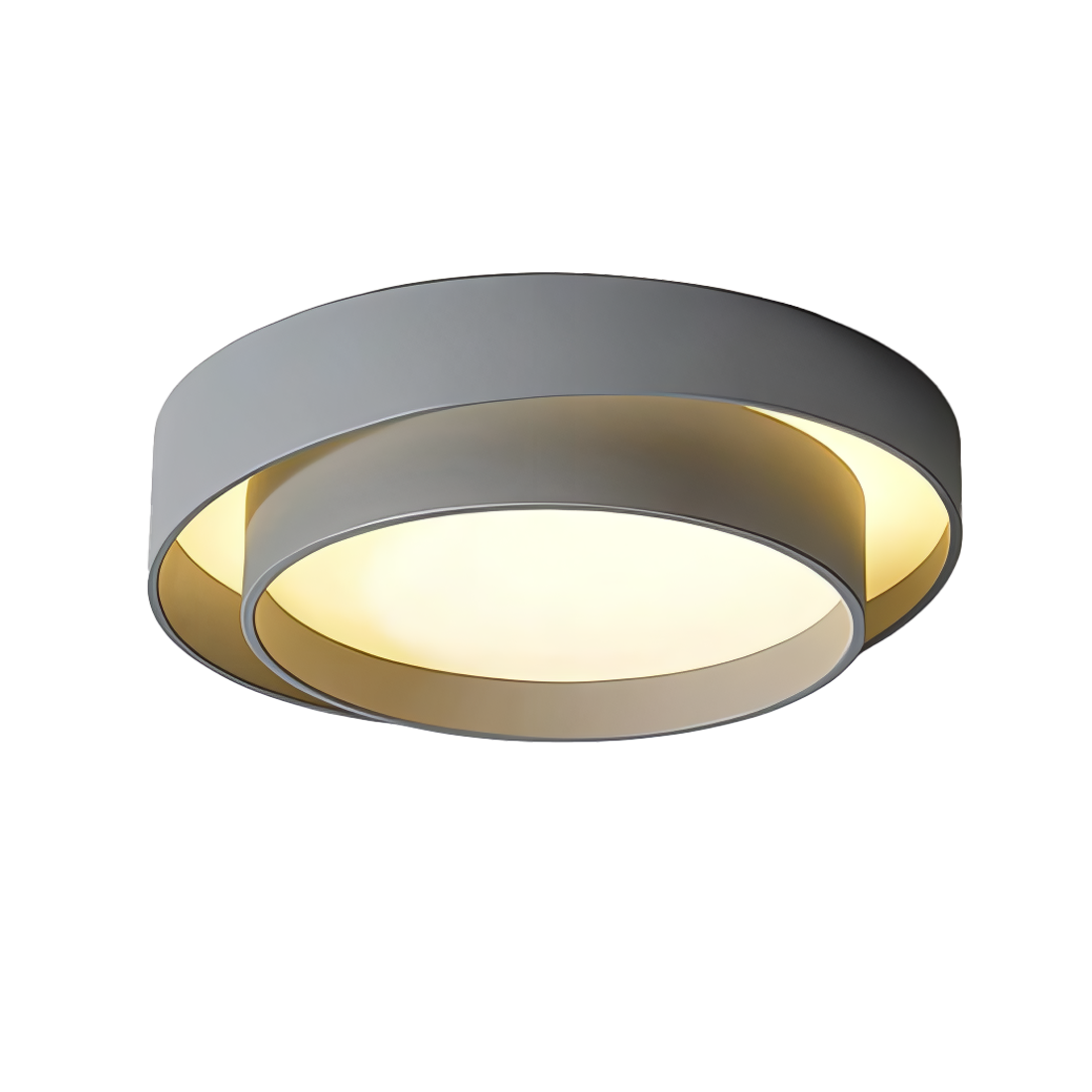 Plafonnier Luminaire Disque Moderne - Flint-Plafonnier-Olloret