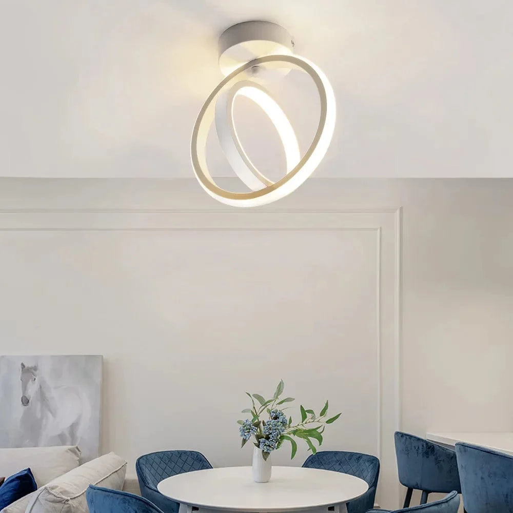 Plafonnier Luminaire LED Design Rotatif - Tornix-Plafonnier-Olloret