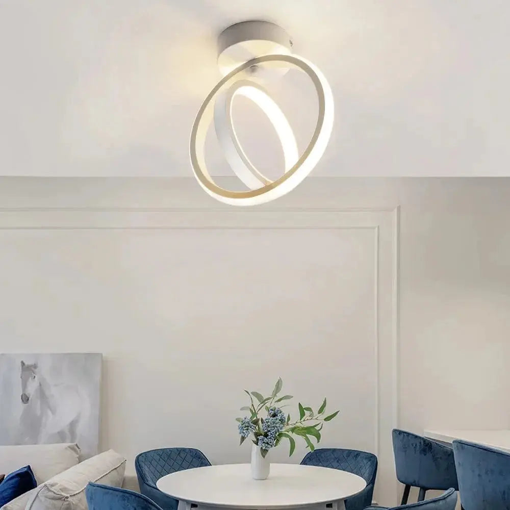 Plafonnier Luminaire LED Design Rotatif - Tornix Olloret