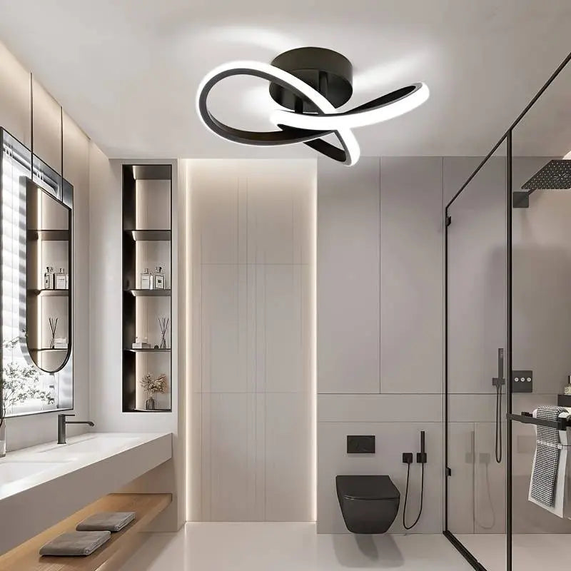 Plafonnier Luminaire LED Design Torsadé - Vortix Olloret