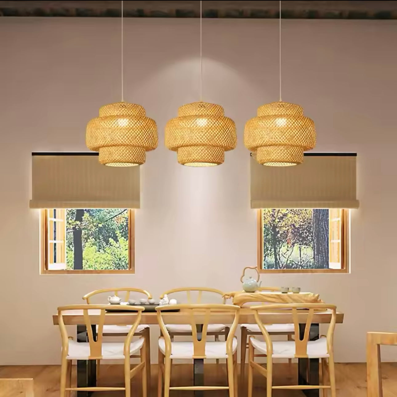 Suspension Luminaire Élégant Style Japonais - Sapporo-suspension luminaire-Olloret