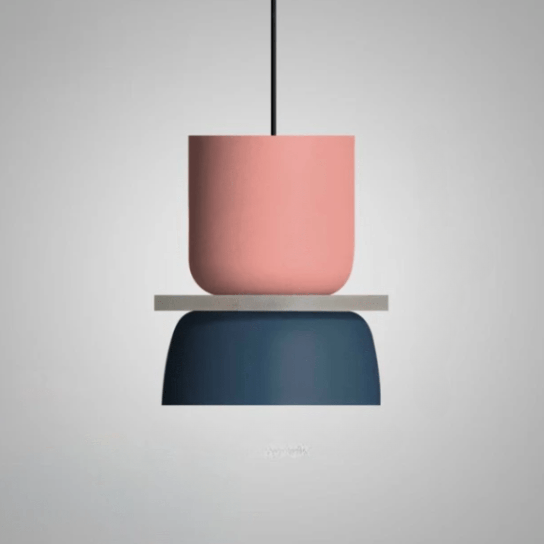 Suspension Luminaire LED Colorée Petit Format - Prisma-suspension luminaire-Olloret