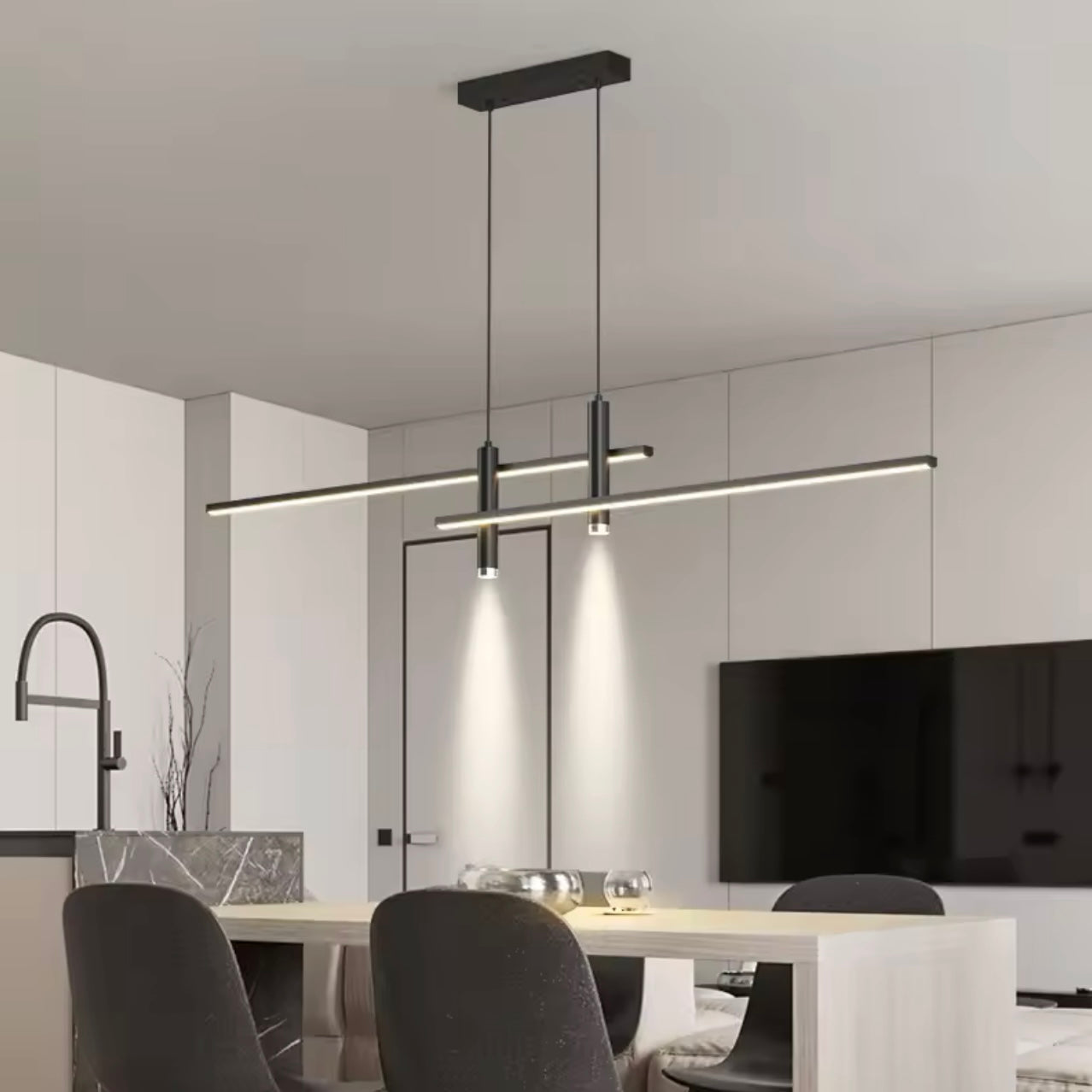 Suspension Luminaire Moderne et Élégant - Leiria-suspension luminaire-Olloret