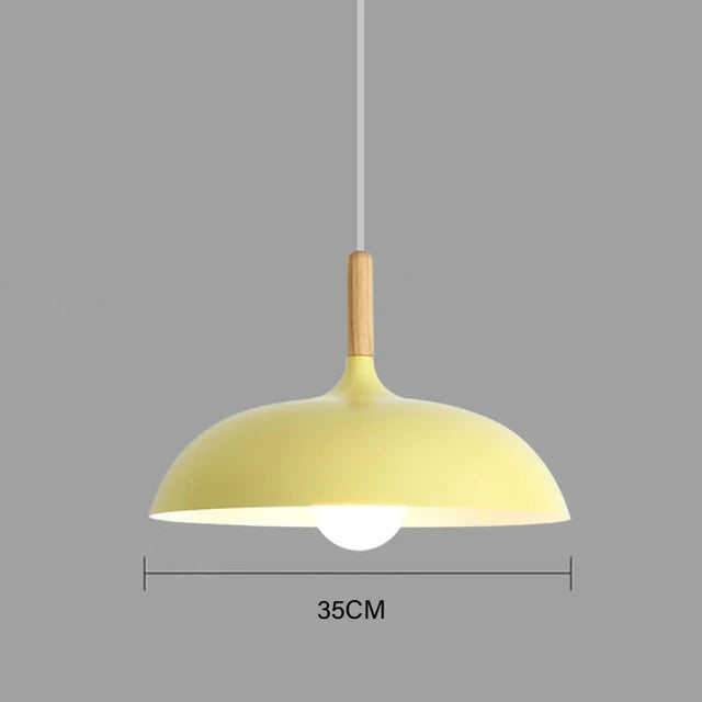 Suspension Luminaire Style Nordique Élégant - NordicOak-suspension luminaire-Olloret