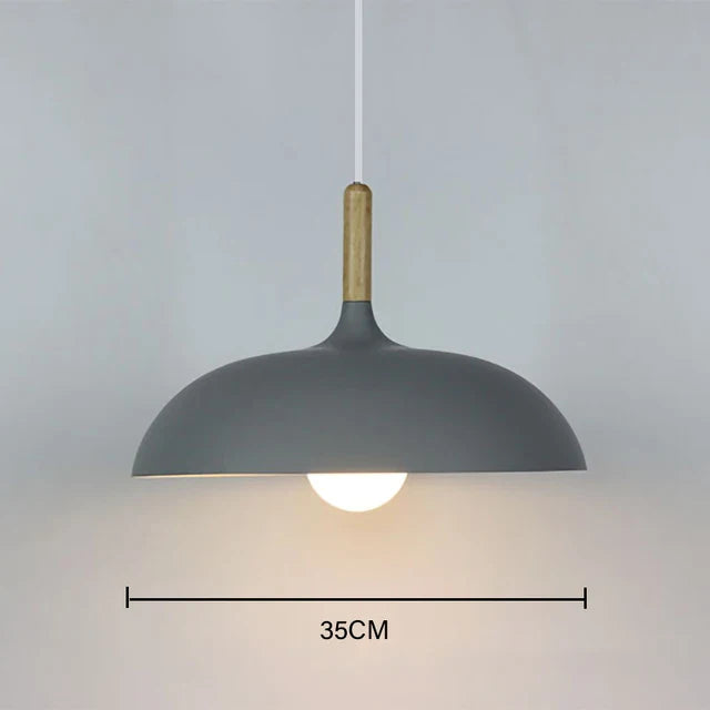 Suspension Luminaire Style Nordique Élégant - NordicOak-suspension luminaire-Olloret