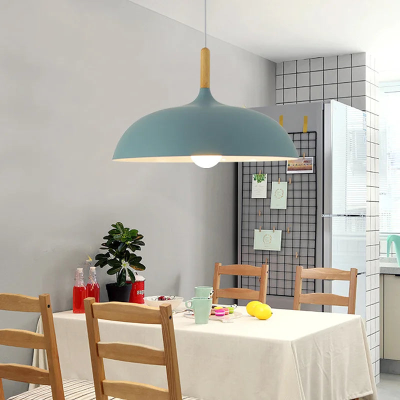 Suspension Luminaire Style Nordique Élégant - NordicOak-suspension luminaire-Olloret