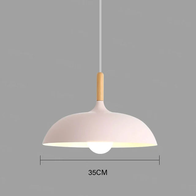 Suspension Luminaire Style Nordique Élégant - NordicOak-suspension luminaire-Olloret