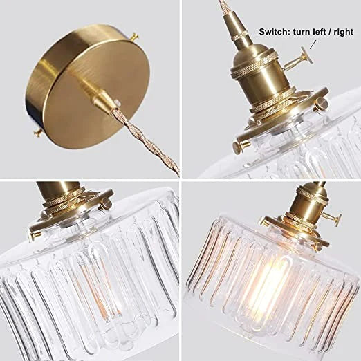Suspension Luminaire Vintage en Cristal Élégant - Aurora-suspension luminaire-Olloret