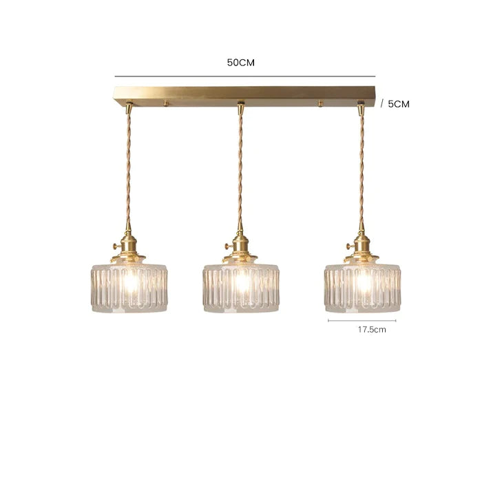 Suspension Luminaire Vintage en Cristal Élégant - Aurora-suspension luminaire-Olloret