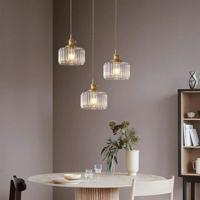 Suspension Luminaire Vintage en Cristal Élégant - Aurora-suspension luminaire-Olloret