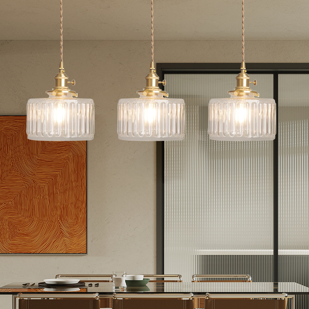 Suspension Luminaire Vintage en Cristal Élégant - Aurora-suspension luminaire-Olloret