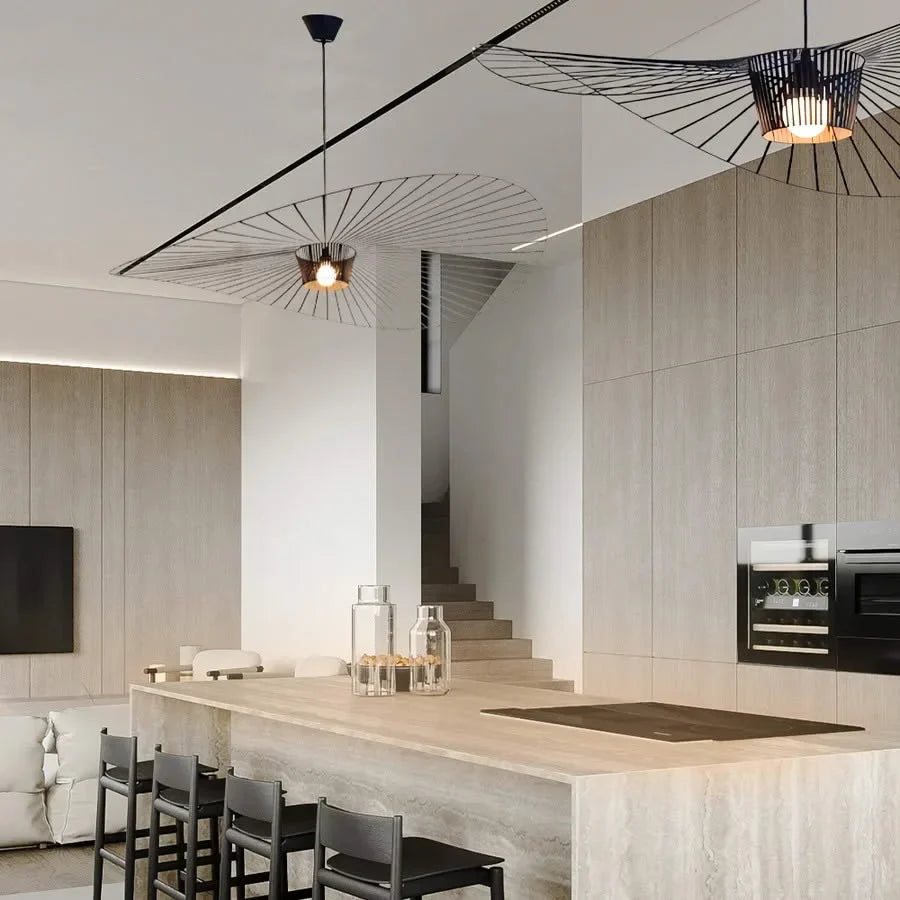 Suspension Luminaire en Rotin Moderne et Élégante – Vertigo-suspension luminaire-Olloret