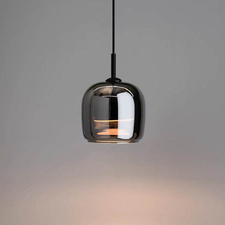 Suspension Luminaire en Verre Noir Style Nordique - Nova-suspension luminaire-Olloret