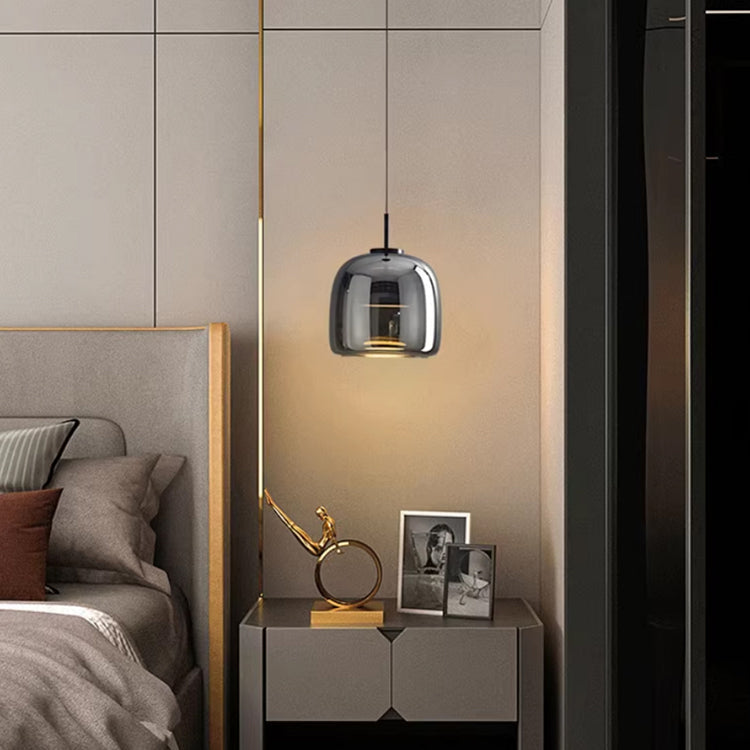 Suspension Luminaire en Verre Noir Style Nordique - Nova-suspension luminaire-Olloret