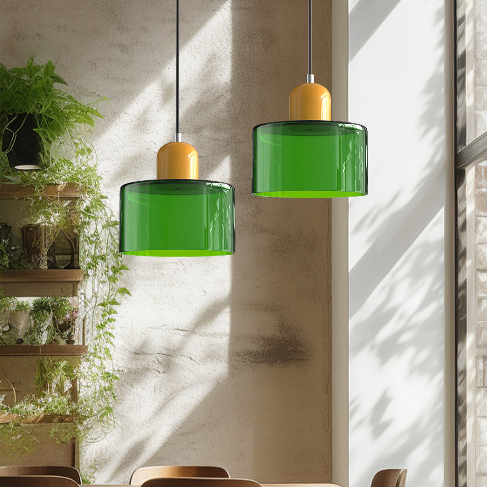 Suspension Luminaire en Verre Style Bauhaus Créatif - BauLume-suspension luminaire-Olloret
