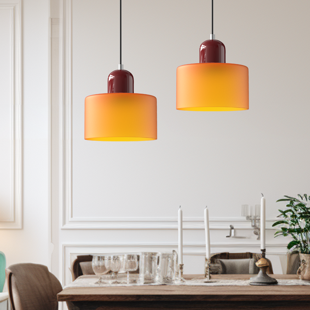 Suspension Luminaire en Verre Style Bauhaus Créatif - BauLume-suspension luminaire-Olloret