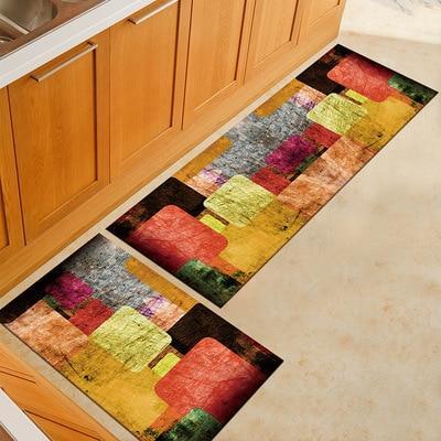 Tapis de Cuisine Lavable Antidérapant Design Abstrait - Miron-tapis cuisine-Olloret