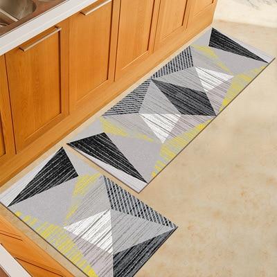 Tapis de Cuisine Lavable Antidérapant Design Abstrait - Miron-tapis cuisine-Olloret