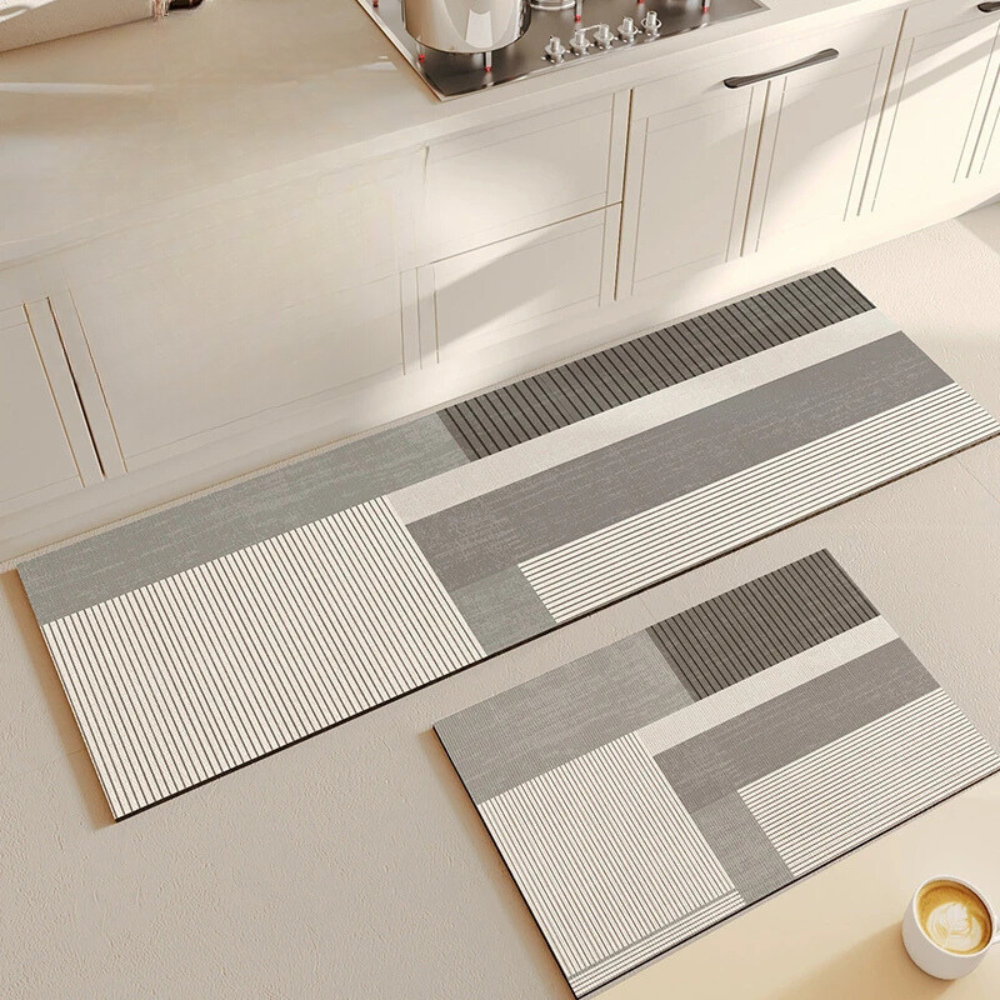 Tapis de Cuisine Lavable Antidérapant et Durable - Elena-tapis cuisine-Olloret