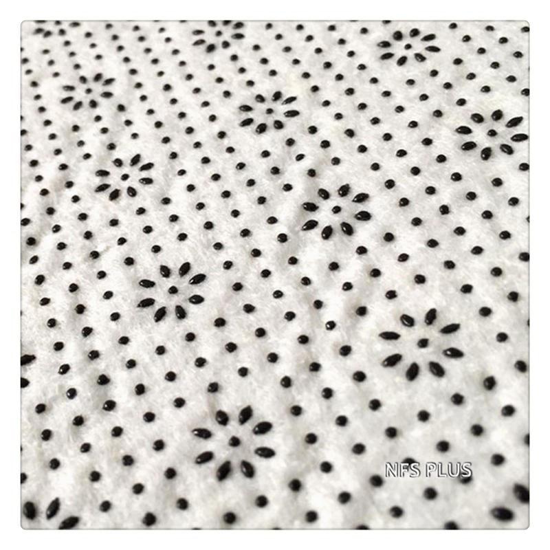 Tapis de Cuisine Lavable Design Géométrique en Noir et Blanc - Campal-tapis cuisine-Olloret