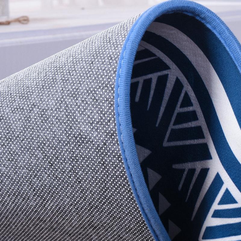 Tapis de Cuisine Lavable Élégant Noir et Blanc - Zelo-tapis cuisine-Olloret
